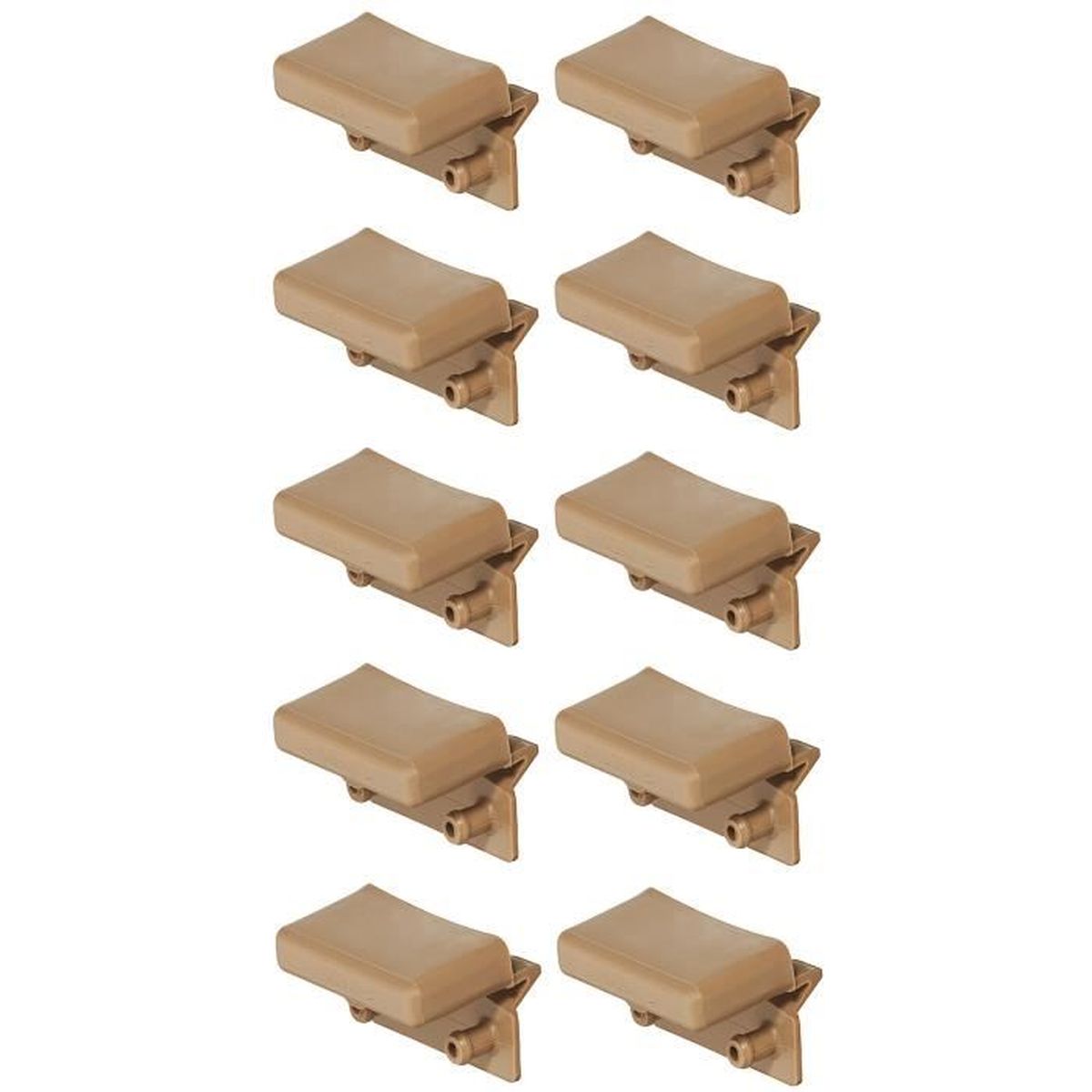 Cyclingcolors 10x support lattes pour sommier 55mm 56mm plastique