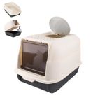 Bac à Litière pour Chat - MENGDA - Toit Ouvrant - 51 x 36 x 34 cm - Anti-Odeurs - Facile à Nettoyer