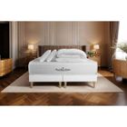 ROYAL PALACE BEDDING Pack matelas ressorts ensachés + mémoire de forme maxi épaisseur Windsor 160x200cm + double sommier 80x200 cm