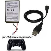 Batterie manette pour Sony PS4 2000mAh Battery Dual chock