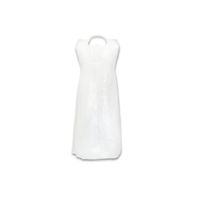  MFB Provence® - 100 tabliers polyéthylène jetables - Plastique Blanc 