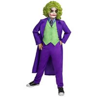Déguisement Joker garçon- Funidelia-118071  Super héros, DC Comics, Méchants- Déguisement garçon et accessoires- Multicolore