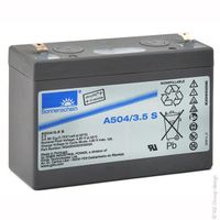Batterie plomb etanche gel A504/3.5S 4V 3.5Ah
