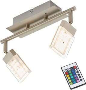 VENTILATEUR DE PLAFOND Leuchten 2530-022 plafonnier Spots Applique LED or