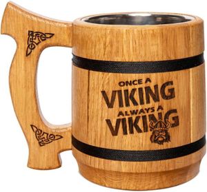 Verre à bière - Cidre Chope à bière Viking 0.6 | Tasse à Bière | Cadeau 