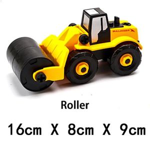VOITURE - CAMION rouleau - Jouets de véhicules d'ingénierie pour enfants, tracteur de construction, bulldozer, modèles de cami