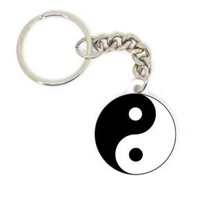 Porte clé Yin Yang pour amoureux couple. porte-clés complémentaires.