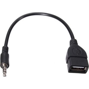 Prise jack audio AUX pour voiture Câble adaptateur convertisseur 3,5 mm  mâle Audio AUX Jack vers USB 2.0 Type A femelle OTG-FUT - Cdiscount  Informatique