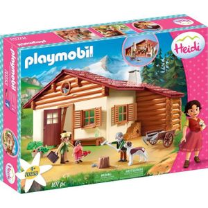 UNIVERS MINIATURE Playmobil - Heidi avec Grand-Père et Chalet - 70253,199