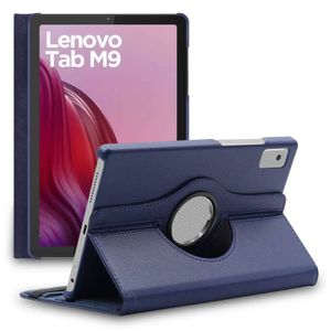 Coque SmartCase Avec Veille Auto Pour Lenovo Tab M9 (2023) - Bleu Foncé, PU, Marque EbestStar - Neuf