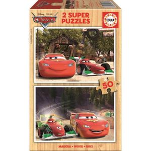 PUZZLE EDUCA CARS Puzzle en Bois 2x50 Pièces - 16372