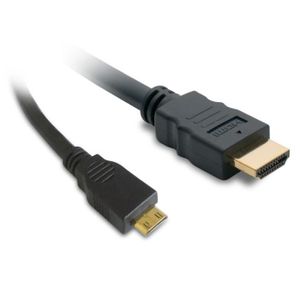 Full HD HDMI court mâle à fiche mâle plat Cordon Câble Audio Vidéo HDTV  30cm cable 209331 - Cdiscount Informatique