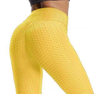 PANTALON DE SPORT Pantalon de sport,Leggings anti-cellulite sans couture pour femmes,collants de fitness,pantalons de yoga push-up- Yellow[E326]