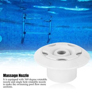 TUYAU - BUSE - TÊTE OMABETA buse de piscine Buse de massage de piscine rotative à 360 ° de 2 pouces Sortie d'eau Buse de jet SPA jardin accessoire