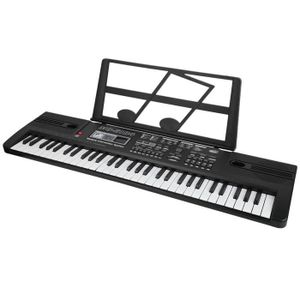 PACK PIANO - CLAVIER Piano électronique - Pwshymi - Piano électronique 61 touches avec microphone MQ6104 - ABS + Electronics