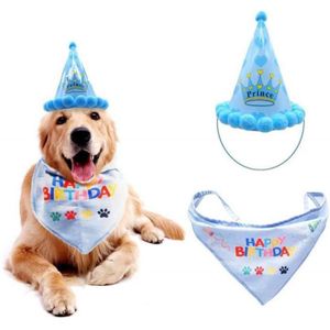 Chien Mignon Animaux Bavoir Chat Danniversaire De Chapeau