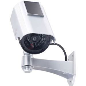 CAMÉRA FACTICE Caméra de surveillance solaire factice avec signal LED