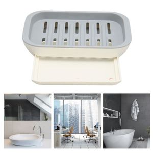 PORTE SAVON porte-savon auto-videur Porte-savon de salle de bain perçage porte-savon drainant l'eau avec autocollant d'adhérence JAR