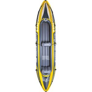 KAYAK Kayak gonflable 2 places Ste Croix - Zray - PVC - 3 chambres air - 9.8kg - 2 pagaies incluses