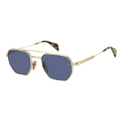 Lunettes De Soleil David Beckham DB 7048/S - Monture Gold/black - Taille 56/18/140 - Homme - Neuf Avec étiquettes