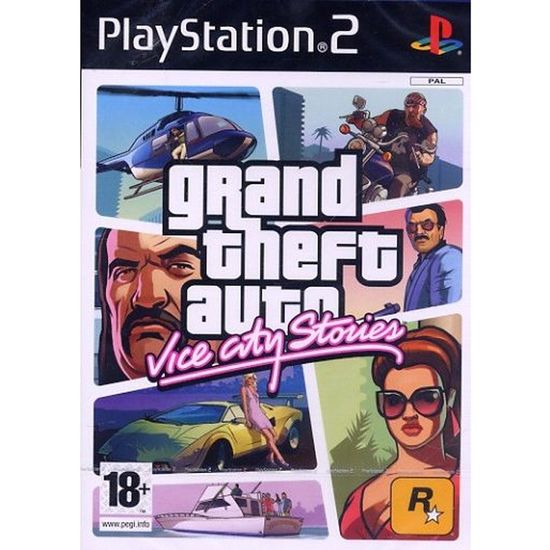 Jeu PS2 Grand Theft Auto Vice City – PAL – Complet – Bon état