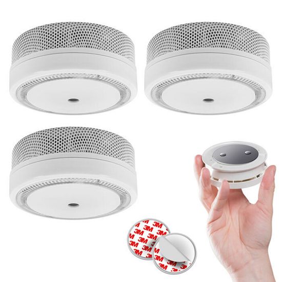 3 Détecteurs De Morsure Discoball - Alarme Sonore Et Lumineuse, Réglable Sensibilité/Tonalité