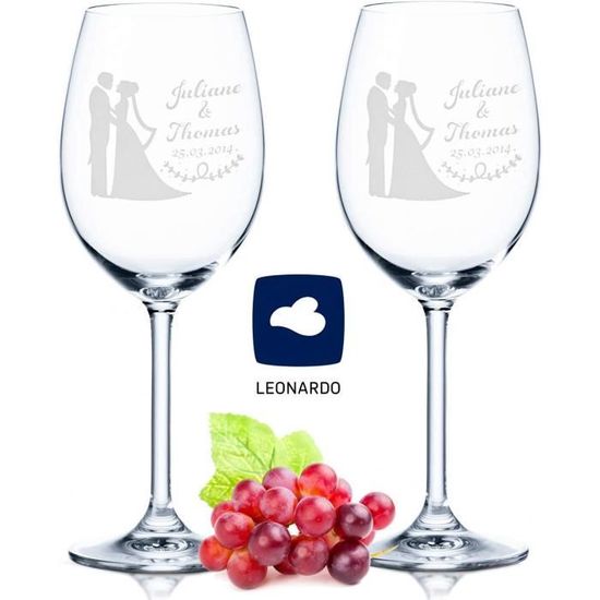 Verres à vin blanc Leonardo Tivoli 450 ml - Lot de 6