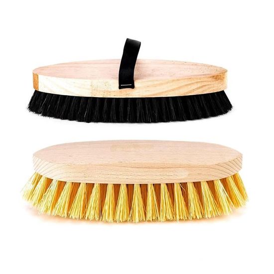 Spazzola Per Cavalli DOJA Barcelona - Setole Naturali 220mm Per Pulizia Animali - Foto 4