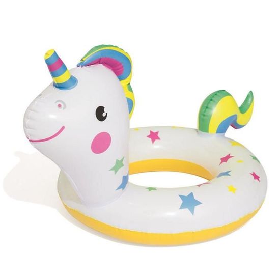 Bouée Gonflable Licorne Pailletée Enfants 5-9 Ans – Bouée De Piscine & Plage Avec Paillettes Scintillantes, Diamètre 58 Cm, Sécurité & Fun Garantis