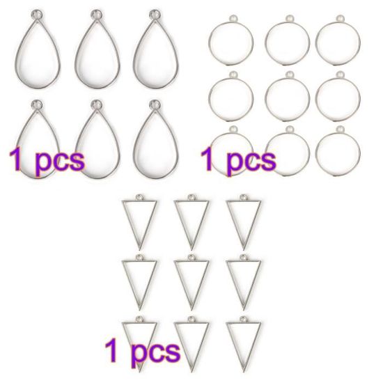 Pendentifs Breloques Flocons De Neige X 6