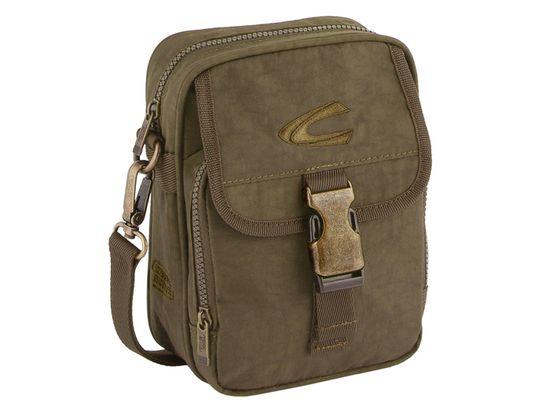 Sac Bandoulière Camel Journey - Nylon Beige 19.5x22x4cm
