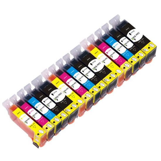 Alphaink 10 Cartucce Compatibili Con Canon PGI-520 CLI-521 Per Stampanti Canon PIXMA MP630, MP640, MP620, MP640M, MP990, MX860 - Foto 11