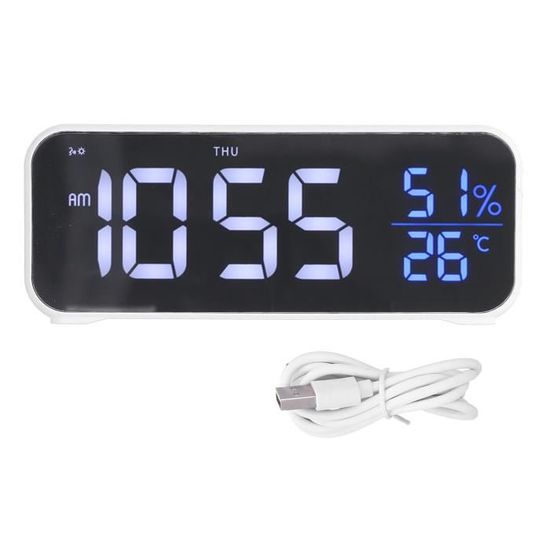 EJ.life Digital Alarm Clock, Charging LED Digital Alarm Clock with USB