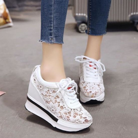 Chaussures Sport Femme Running - Légeres Et Respirantes - Style Décontracté - Parfait Fitness
