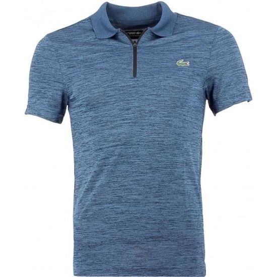 Polo Lacoste CHEMISE BORD COTE Ref. DH9478 00EN4. Coloris Bleu. Details. Cole te patte polo. Manche courtes. Logo sur Argent Cdiscount Pret a Porter