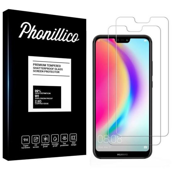 Huawei P20 NEW'C Lot De 3, Verre Trempé Pour , Film Protection Téléphone Huawei