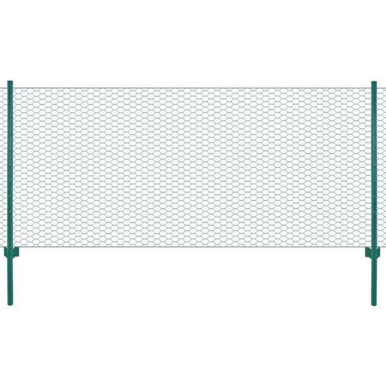 FILET POUR CLÔTURE Métallique Galvanisé Soudage Éléctrique Maille 50x75