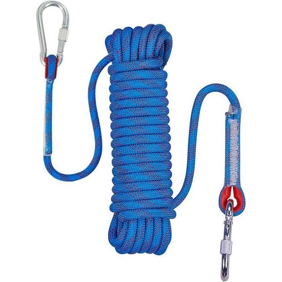 NewDoar 18KN Corde d'escalade Statique 10mm (3/8 po) Cordon Accessoire