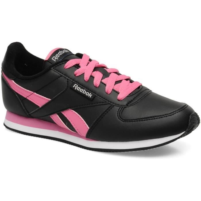 basket reebok femme rose et noir