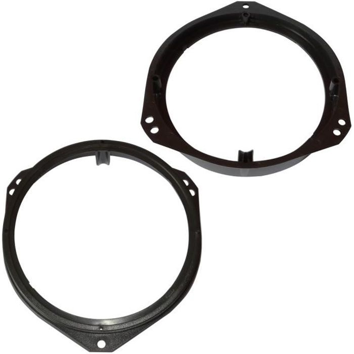 Aerzetix: 2 adaptateurs supports de haut-parleurs enceintes 165mm porte avant pour Opel Corsa B C Tigra Vivaro Renault Trafic