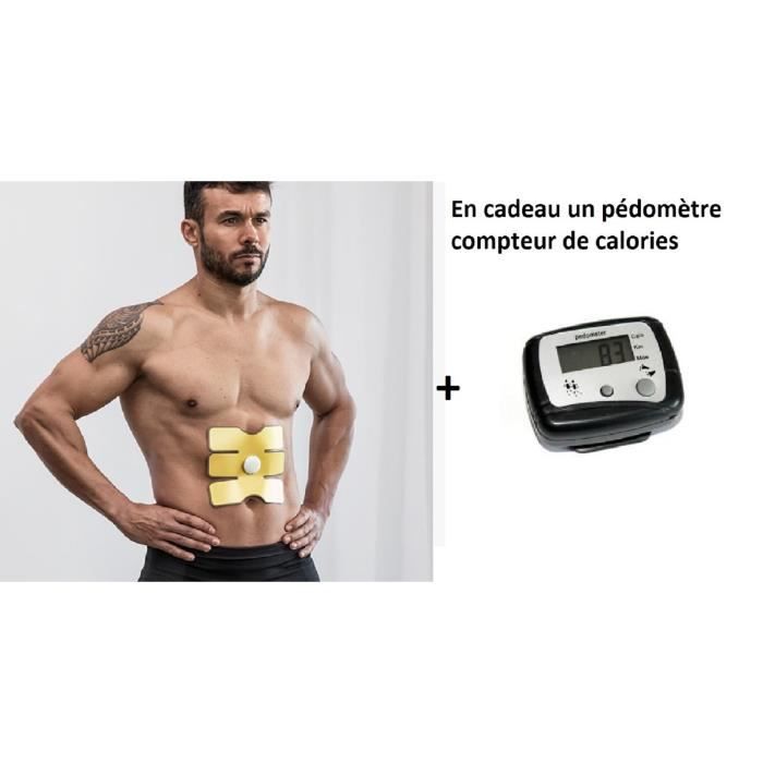 Patch électrostimulation électrostimulateur tonification muscles abdominaux abdo efficace bien être+ cadeau Arkkan