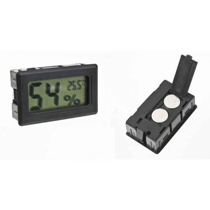 Thermometre Hygrometre - DIGITAL LCD - Cave à vin
