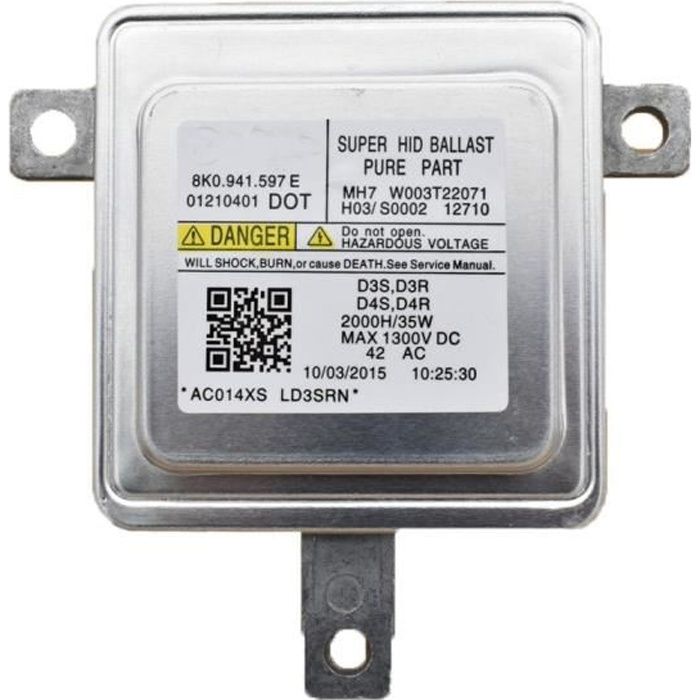 8K0941597E -BALLAST de phare au xénon, pour Audi A1 A3 A4 A5 A6 A7 A8 Q3 Q5 Q7 VW CC