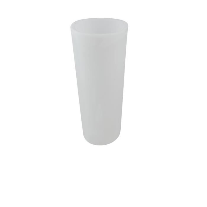 Fan Europe Geco Led - Vase rond LED RGBW extérieur blanc IP65