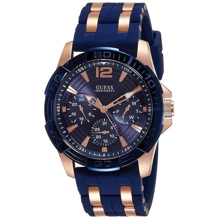 Guess - Montre homme Sport steel silicone (W0366G4) taille Taille unique cm