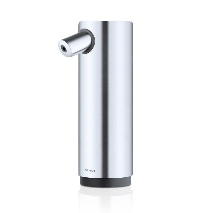 Blomus Uno Distributeur de Savon-Mousse, Distributeur de Savon, Pousse-Mousse, Pompe à Savon, Acier Inox Mat, 25 cl, 68872