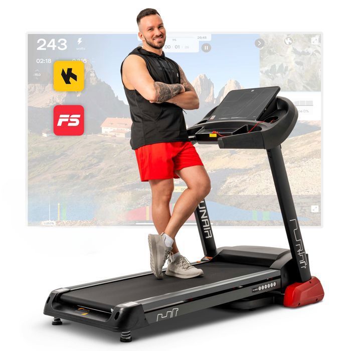 HS HOP-SPORT Tapis de Course HS-3500LB Runair / Tapis Roulant électrique Pliant /12 Programmes d'entraînement / Max. 150 kg