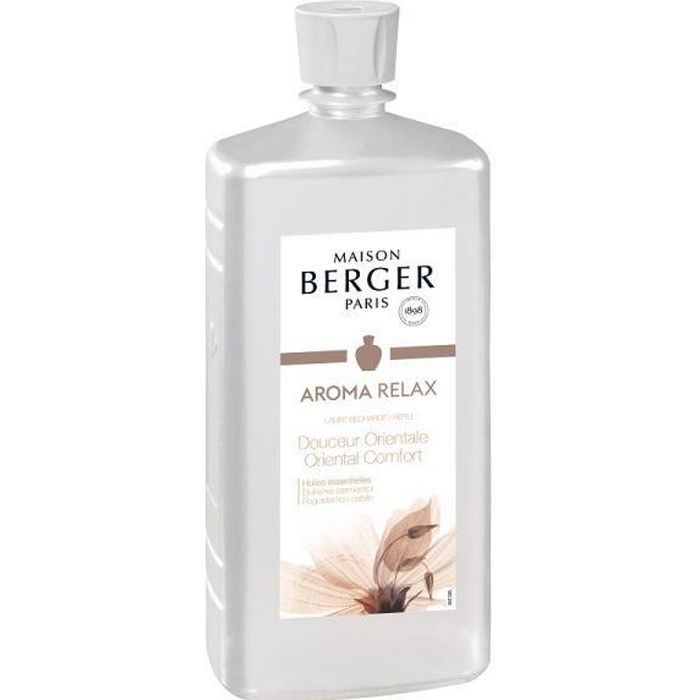 AROMA RELAX DOUCEUR ORIENTALE RECHARGE PARFUM 1L POUR DIFFUSEUR LAMPE BERGER - MAISON BERGER PARIS