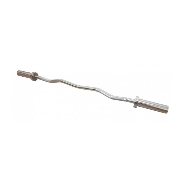 SVELTUS - Barre olympique EZ 120 cm + 2 stop disques