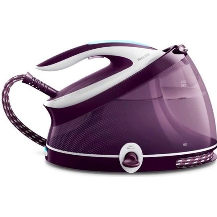 PHILIPS GC9325/30 Centrale vapeur Aqua Pro Silence - Sans réglage - 6,5 bars - 120 g/min - Pressing 440 g - 2,5 L